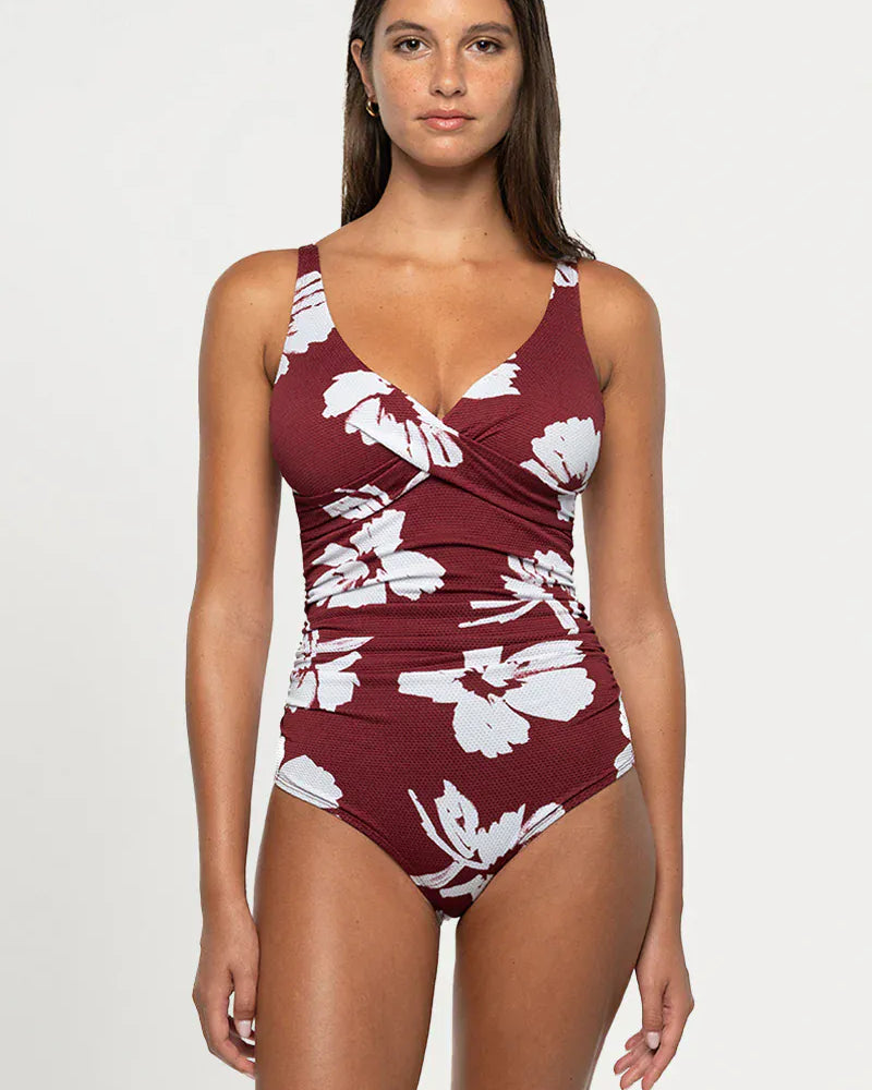 Nip Tuck Swim Nip Tuck Whispering Allure Louise Multifit Ruched Front One Piece - Maroon NT1150WA Nip Tuck Whispering Allure Louise Multifit Ruched Front One Piece - Maroon Splash Swimwear One Piece AU12/US8 9347760736543