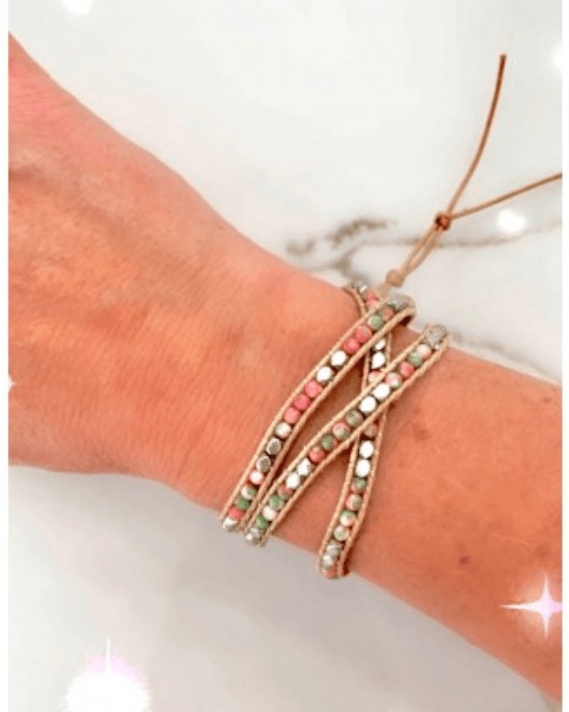 Noosa Living Accessories NA252-2 Delicate Wrap Gelato Mix Bracelet