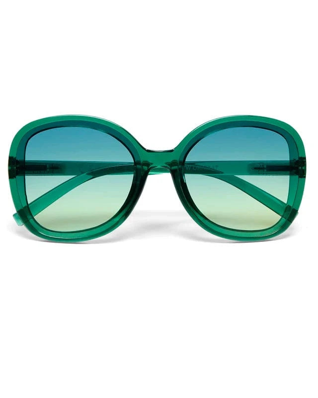 Okkia Eyewear Okkia Anna Sunnies OK019-TGR Okkia Anna Sunnies Splash Swimwear Sunnies Green 8056211370403