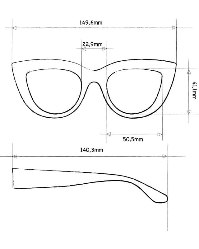 Okkia Eyewear Okkia Claudia Sunnies Splash Swimwear Sunnies