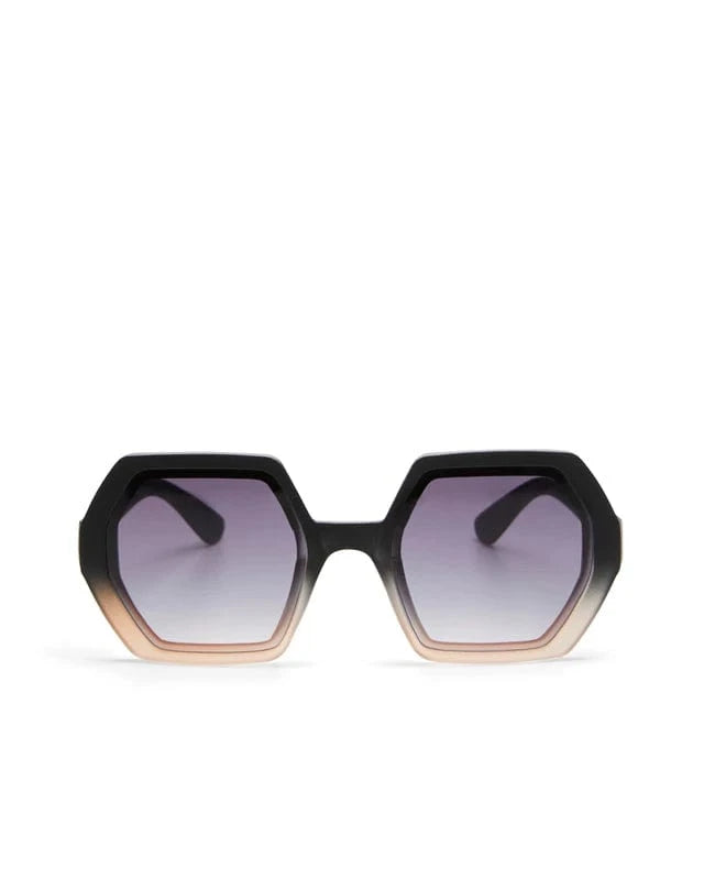 Okkia Eyewear Okkia Emma Sunnies OK015-BP Okkia Emma Sunnies Splash Swimwear Sunnies Black Shaded In Rose 8055773198012