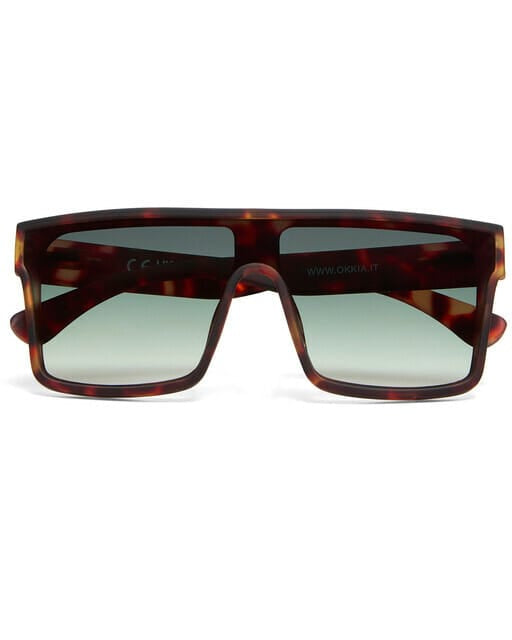 Okkia Eyewear Okkia Tokyo Sunnies OK033CH-GR Okkia Tokyo Sunnies Splash Swimwear Sunnies Classic Havana (Green Lense) 8056211375187