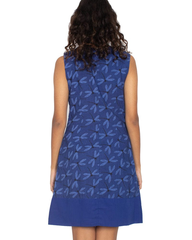 OM Designs Dresses Millie Dress - Midnight Dragonfly