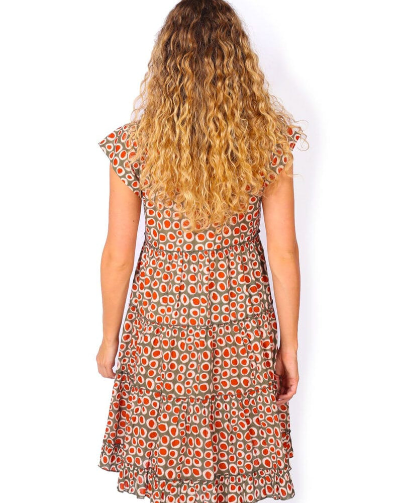 OM Designs OM Design Amore Dress - Thar Desert OM Design Amore Dress - Abstract Blue Splash Swimwear Dresses