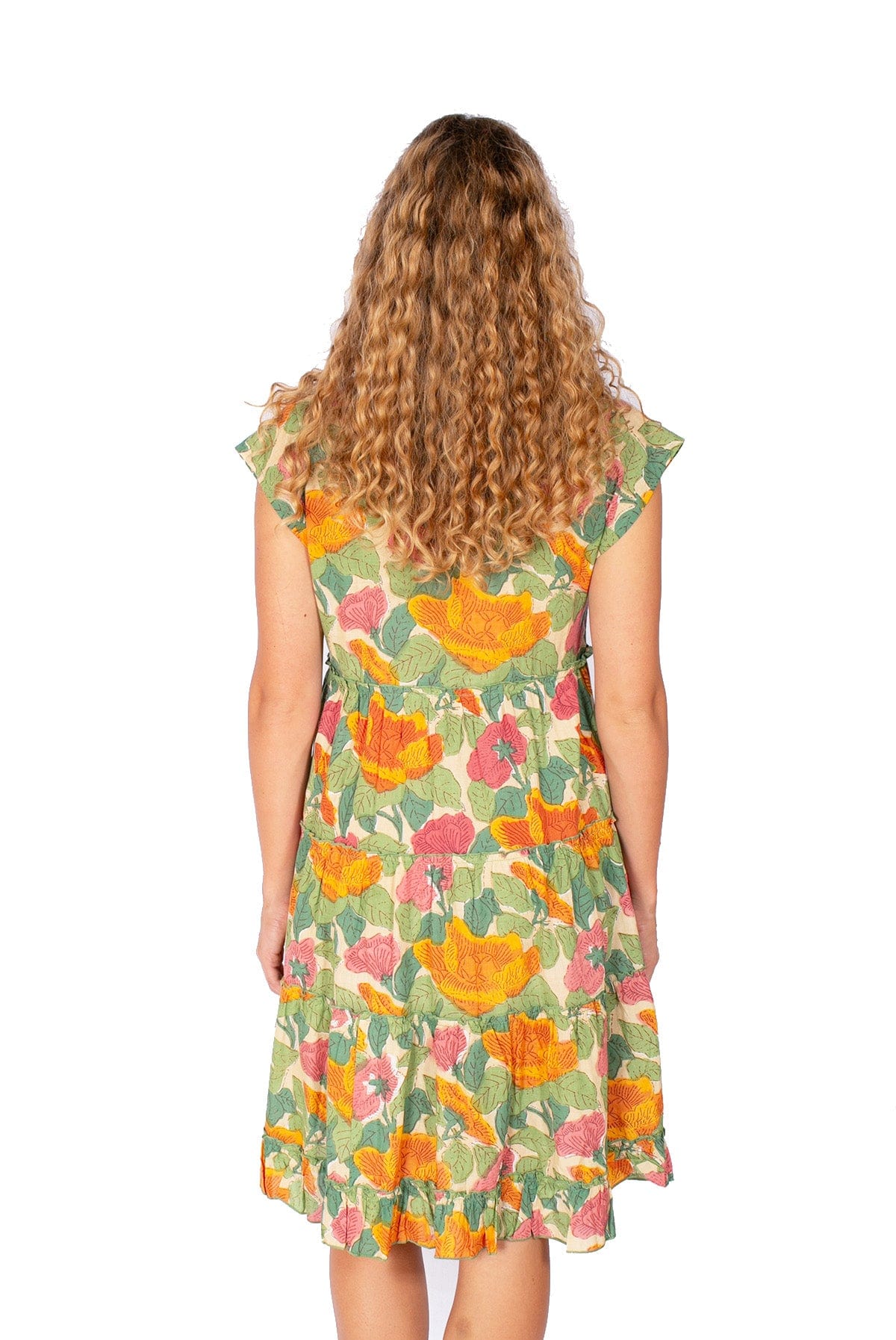 OM Designs OM Design Amore Dress - Watercolour Garden OM Design Amore Dress - Watercolour Garden Splash Swimwear Womens Clothing