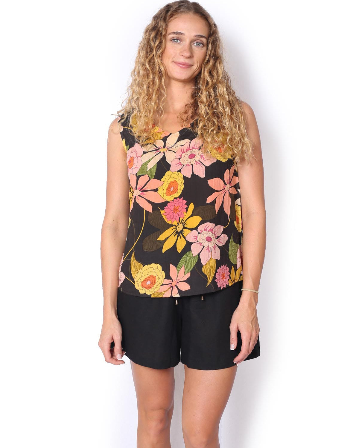 OM Designs OM Design Camille Top - Exotic Vibes OM Design Zoe Top - Orange Garden Splash Swimwear Womens Clothing