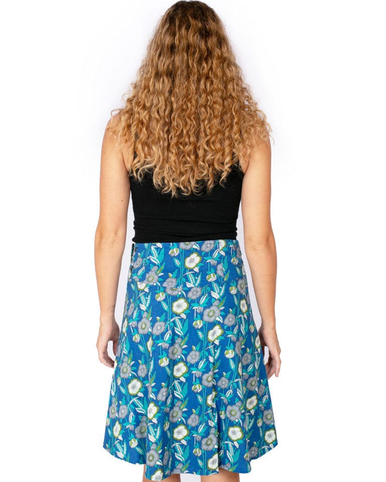 OM Designs Om Design Chameleon Reversible Skirt - Island Bliss/Lime Florals Om Design Chameleon Reversible Skirt - Island Bliss/Lime Florals Splash Swimwear Womens Clothing O/S 1000023736
