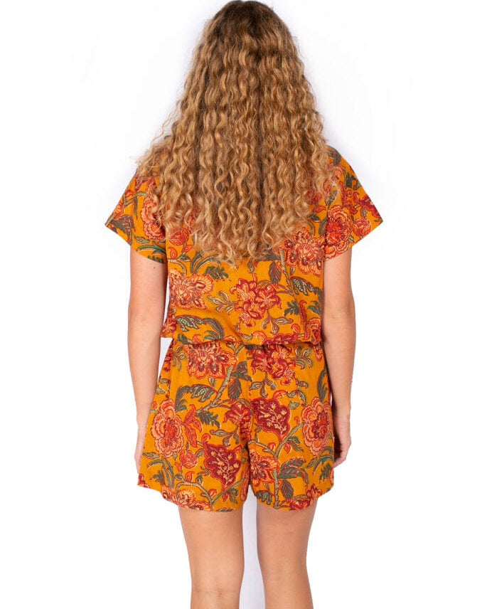 OM Designs Om Design Eloise Top - Mustard Dreams Om Design Eloise Top - Mustard Dreams Splash Swimwear Womens Clothing