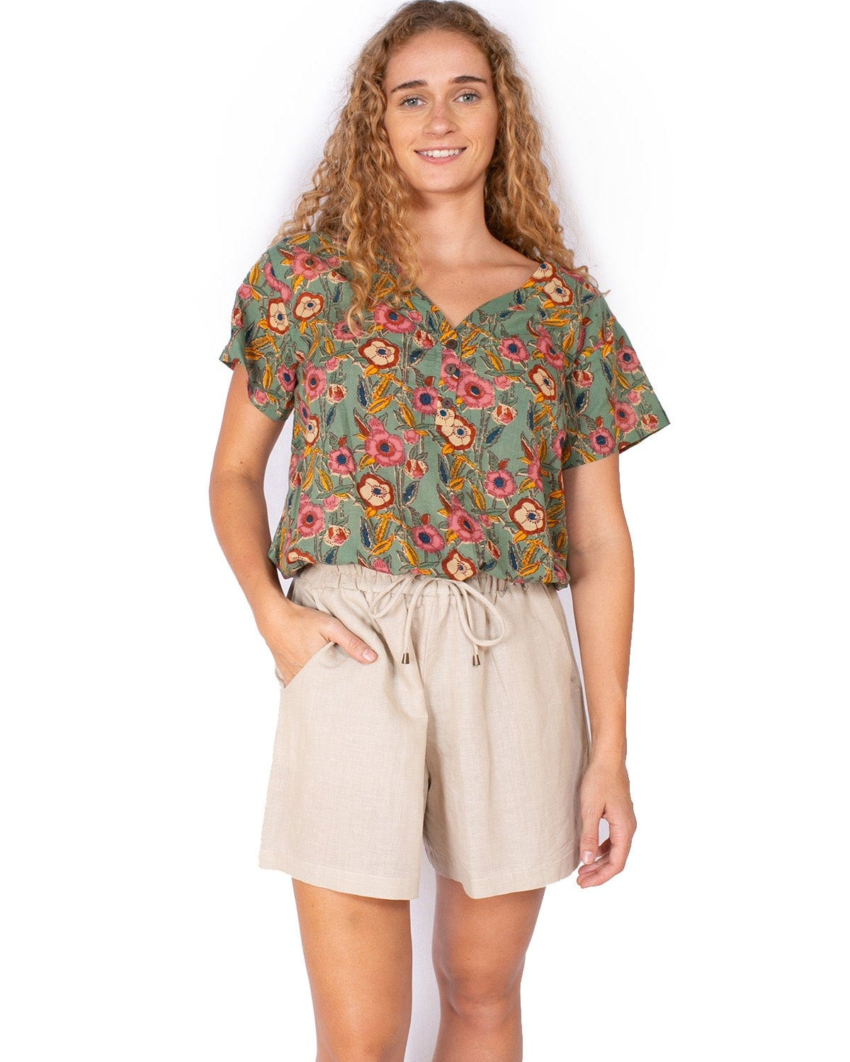 OM Designs OM Design Eloise Top - Summer Fields OM Design Eloise Top - Summer Fields Splash Swimwear Womens Clothing