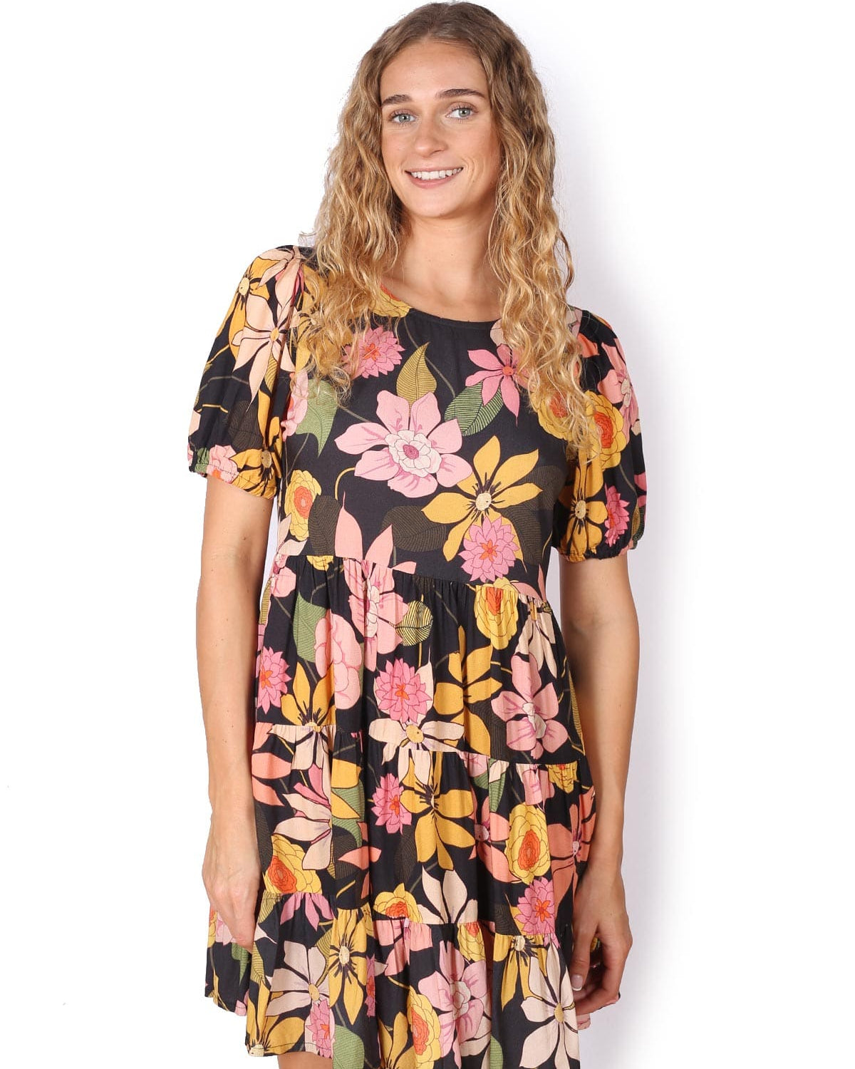 OM Designs OM Design Manali Dress (Short) - Exotic Vibes OM Design Manali Dress (Short) - Wild Flowers* Splash Swimwear Womens Clothing