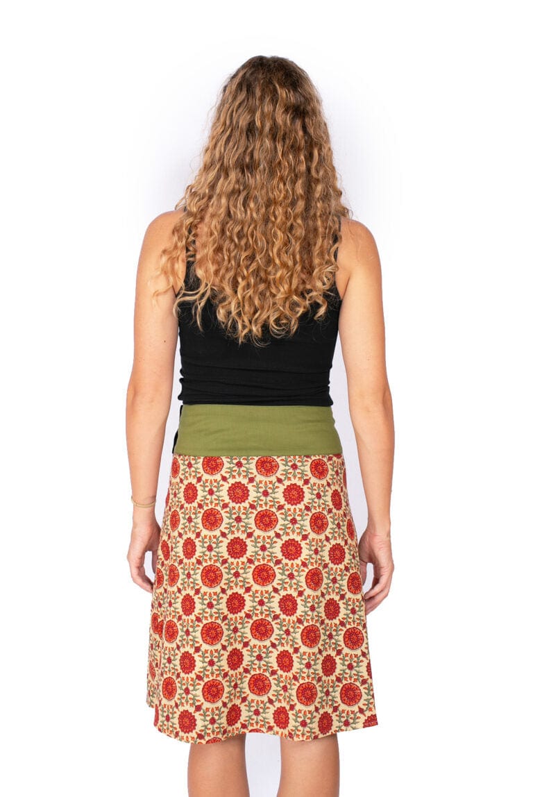 OM Designs Om Design New Energy Skirt (Long)-Midnight Garden/Rustic Vines Om Design New Energy Skirt (Long)-Midnight Garden/Rustic Vines Splash Swimwear Womens Clothing O/S 1000023734