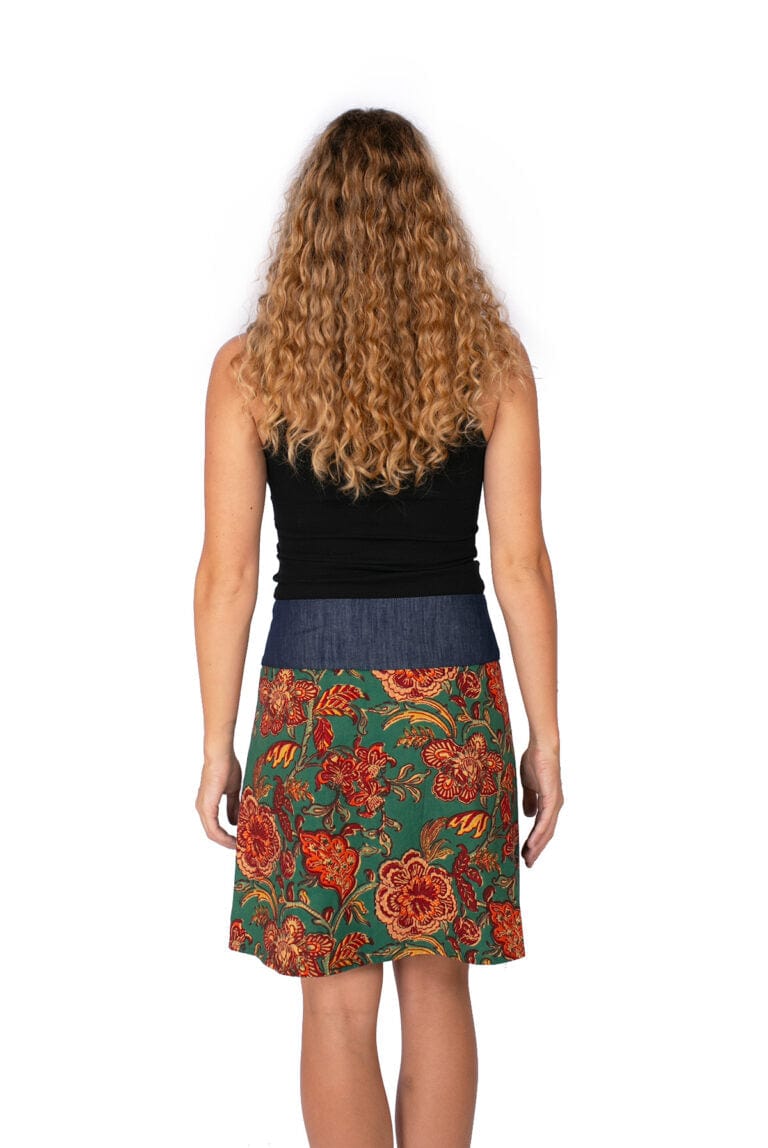 OM Designs Om Design New Energy Skirt (Short)- Forest Dreams/Night Bouquet Om Design New Energy Skirt (Short)- Forest Dreams/Night Bouquet Splash Swimwear Womens Clothing O/S 1000023731
