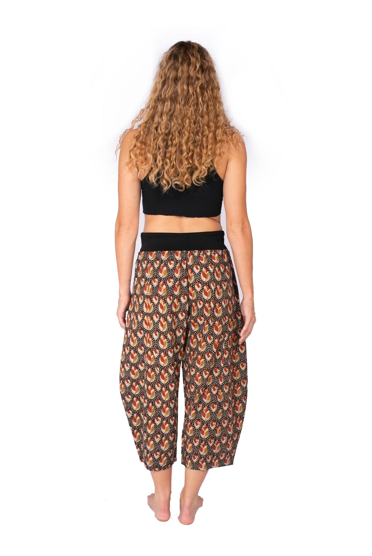 OM Designs Om Design Yoga Pants - Autumn Leaves Om Design Yoga Pants - Autumn Leaves Splash Swimwear Womens Clothing