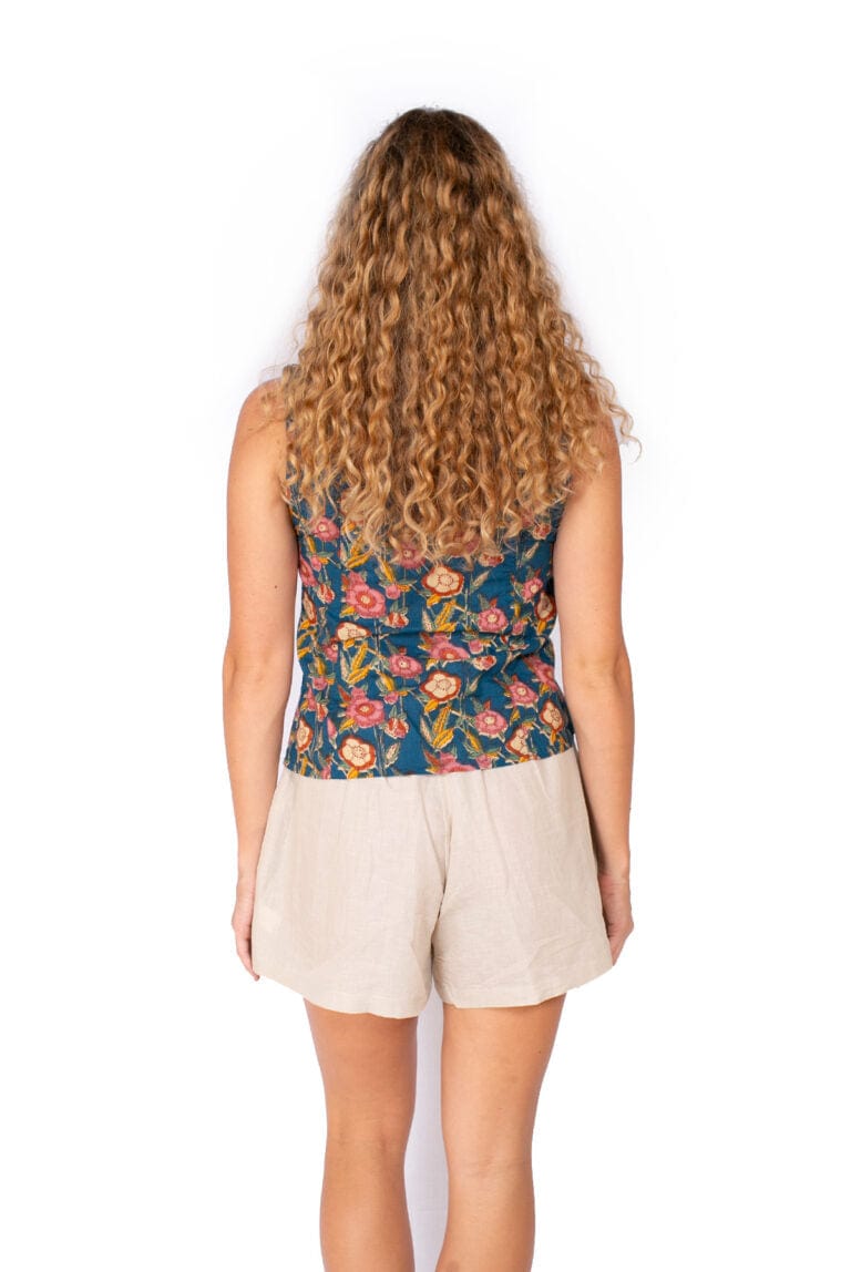 OM Designs Om Design Zoe Top - Spring Flowers Om Design Zoe Top - Spring Flowers Splash Swimwear Womens Clothing