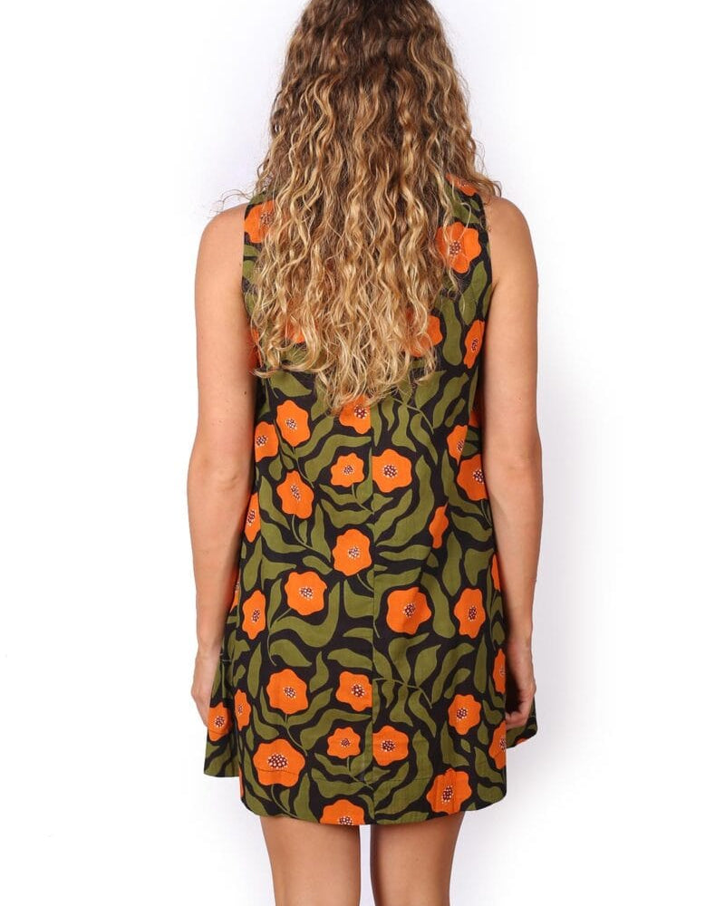 OM Designs OM Designs Francisca Dress - Poppy Orange OM Designs Francisca Dress - Poppy Orange Splash Swimwear Dresses