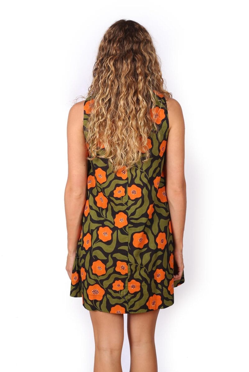 OM Designs OM Designs Francisca Dress - Poppy Orange OM Designs Francisca Dress - Poppy Orange Splash Swimwear Dresses