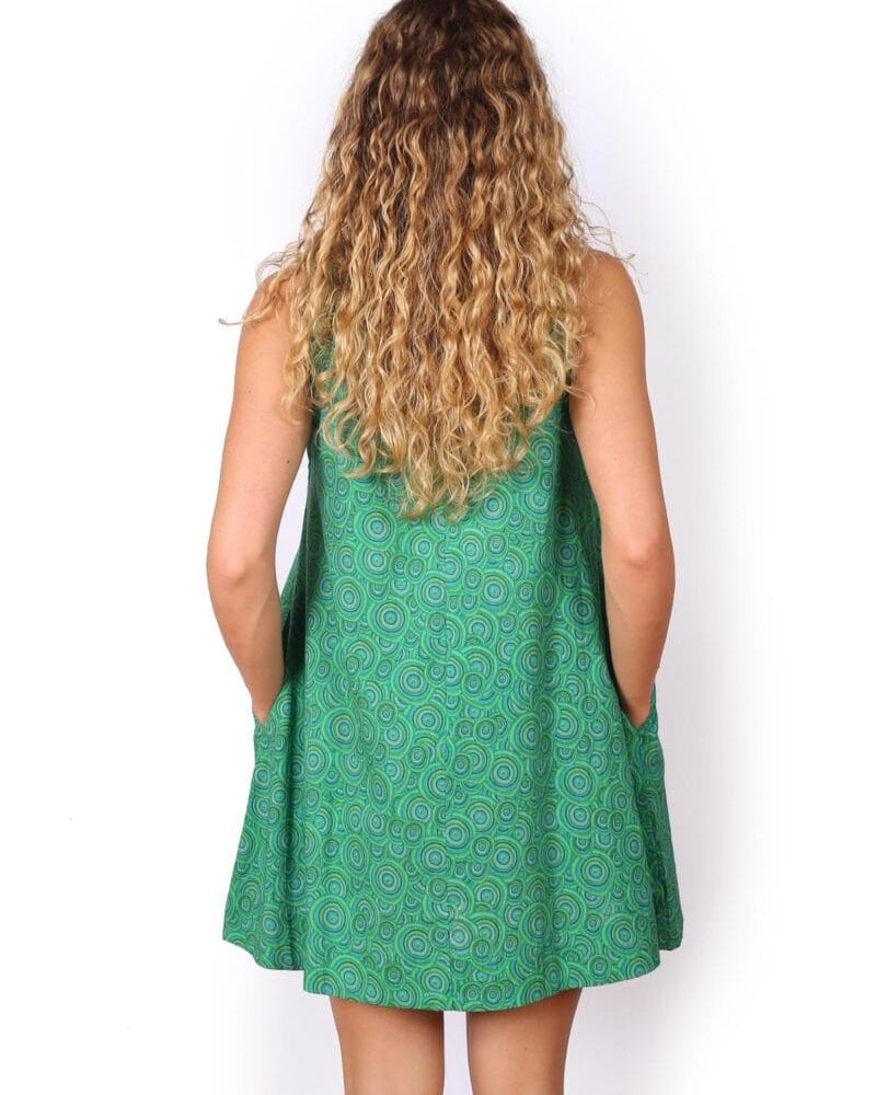 OM Designs OM Designs Francisca Dress - Spiral Green OM Designs Francisca Dress - Spiral Green Splash Swimwear Dresses