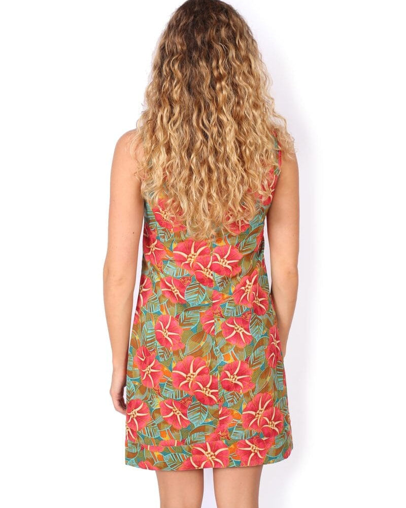 OM Designs OM Designs Hai Dress - Hibiscus OM Designs Hai Dress - Hibiscus Splash Swimwear Dresses