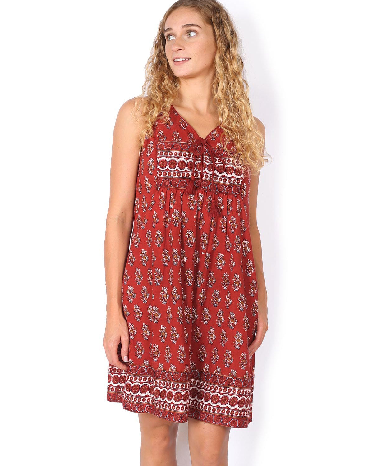 OM Designs OM Designs Jaipur Dress Short - Rustic Ochre OM Designs Jaipur Dress Short - Rustic Ochre Splash Swimwear Dresses