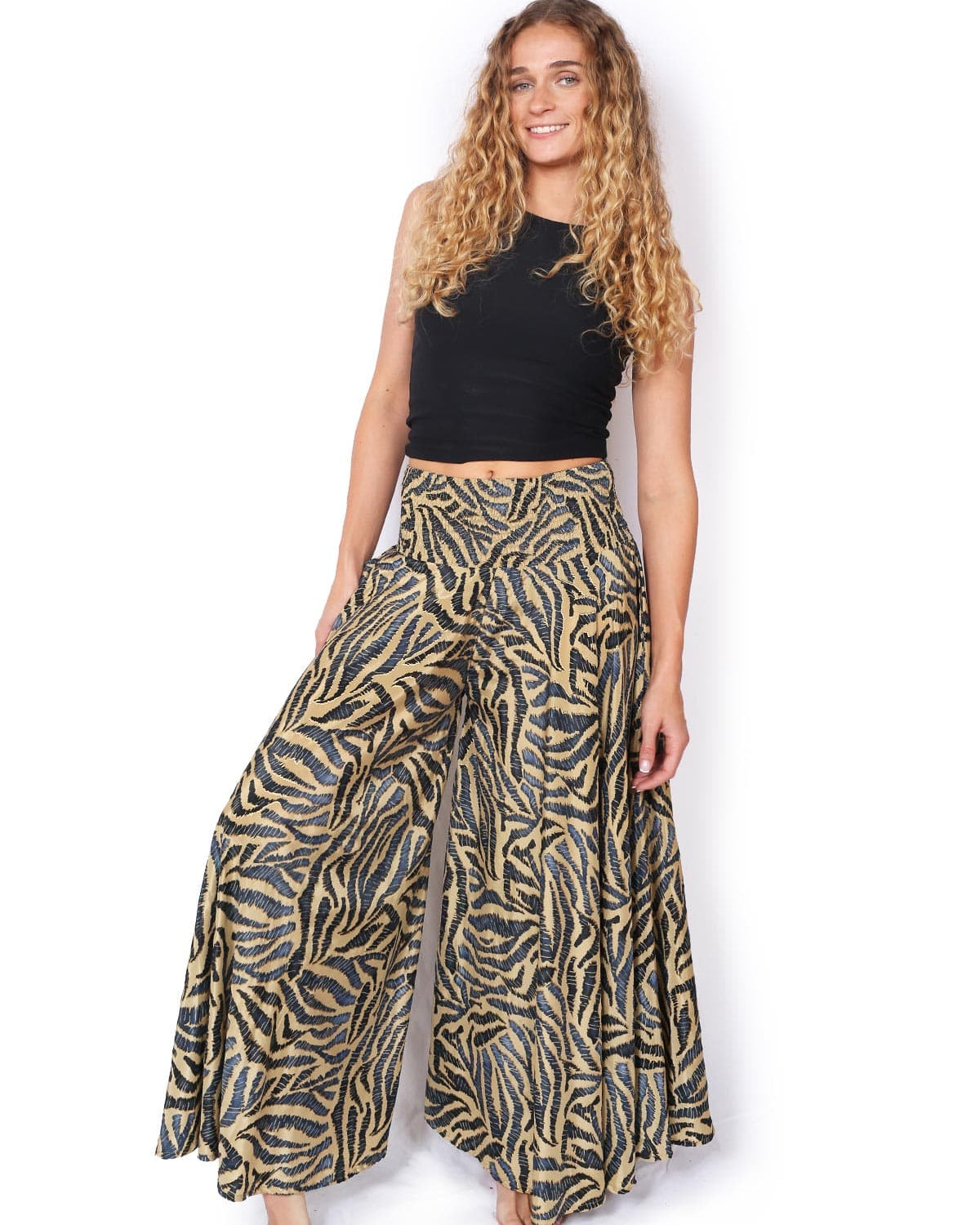 OM Designs OM Designs Meera Pant - Black Zebra OM Designs Meera Pant - Black Zebra Splash Swimwear Womens Pants