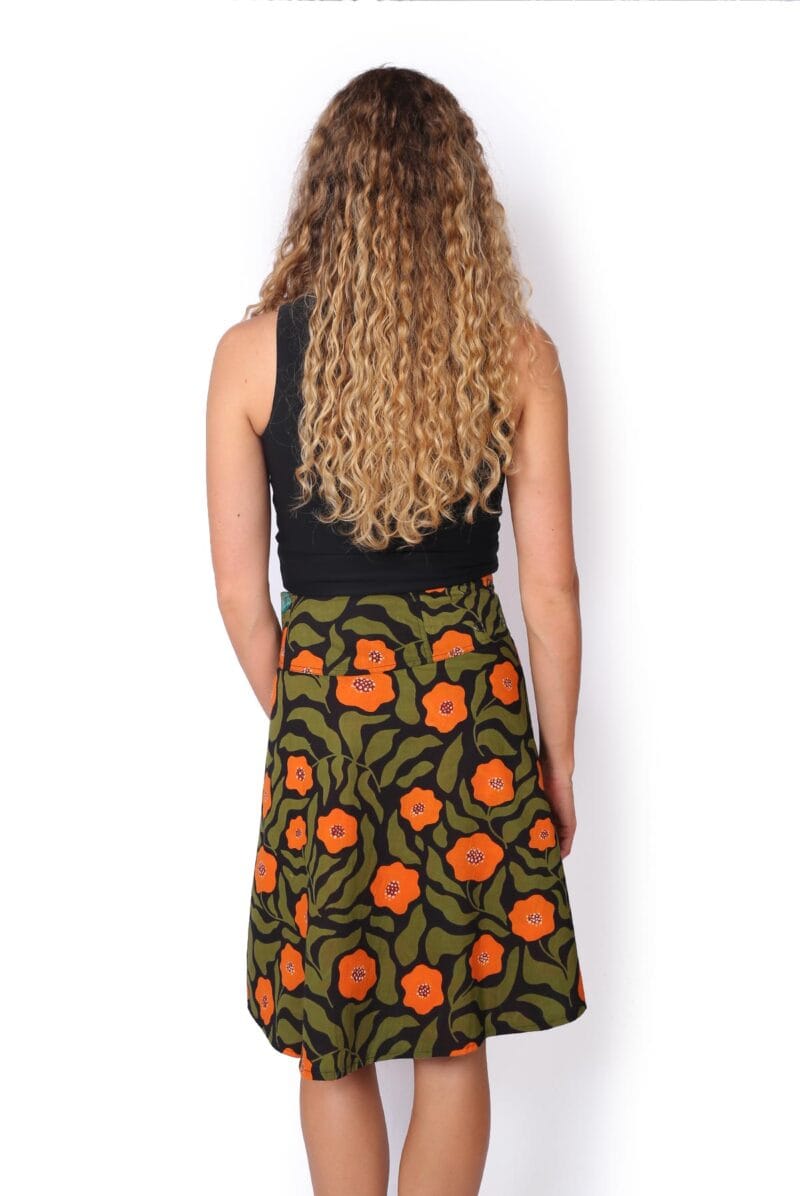 OM Designs OM Designs Reversible Chameleon Skirt - Poppy Orange/Hibiscus OM Designs Reversible Chameleon Skirt - Poppy Orange/Hibiscus Splash Swimwear Skirt O/S 1000030824