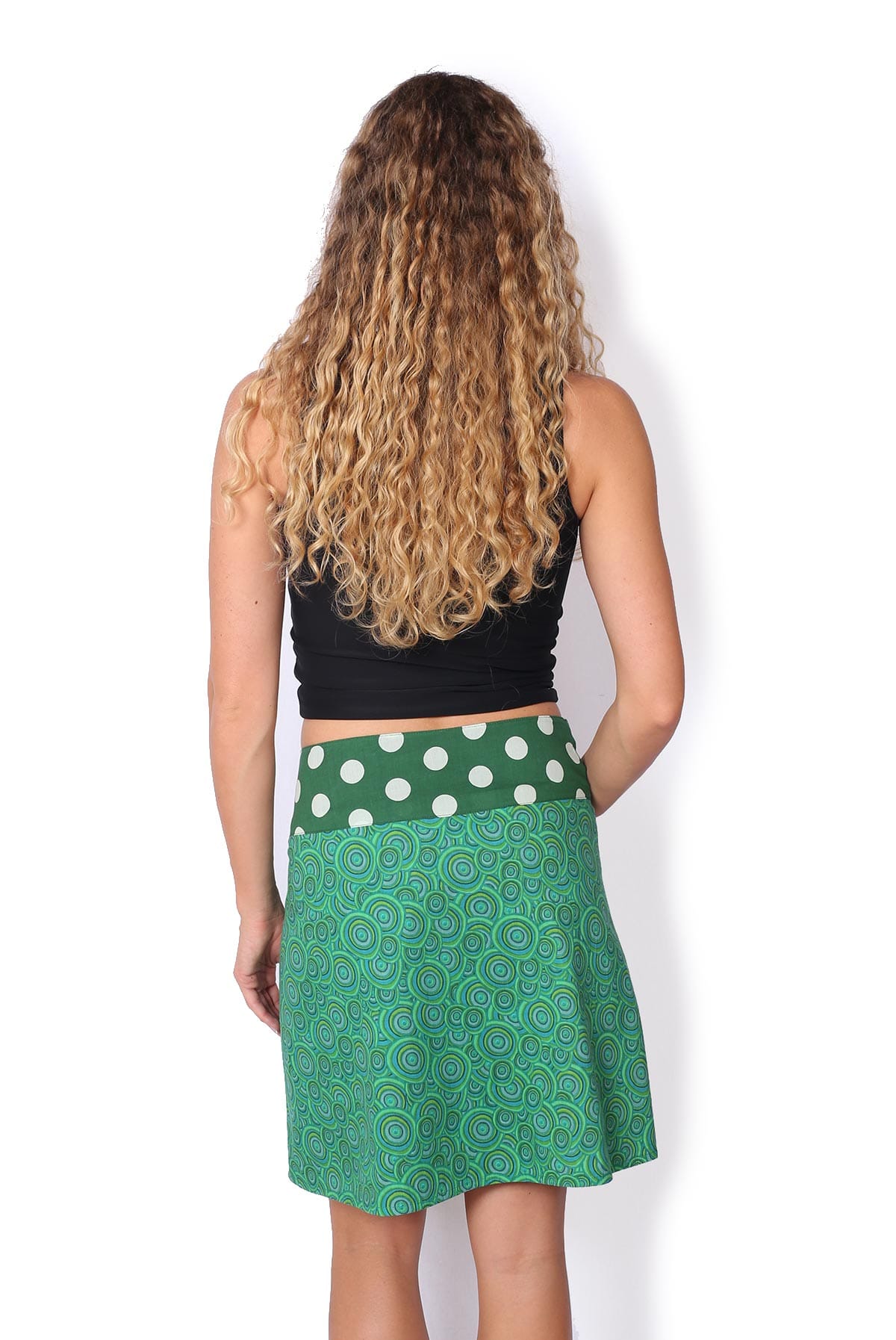 OM Designs OM Designs Reversible New Energy Skirt Short - Thar Desert/Spiral Green OM Designs Reversible New Energy Skirt Short - Thar Desert/Spiral Green Splash Swimwear Skirt O/S 1000030816