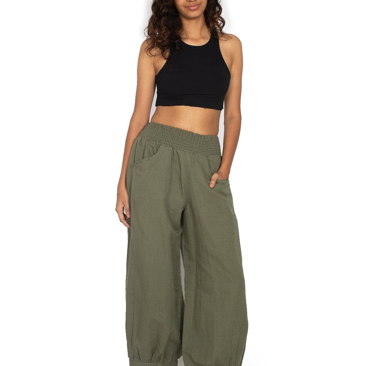 OM Designs Pants Olive / 8 Sannyasi Pant