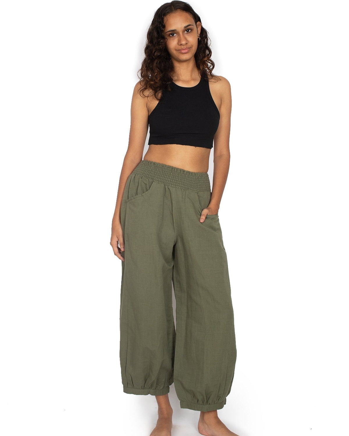 OM Designs Pants Olive / 8 Sannyasi Pant