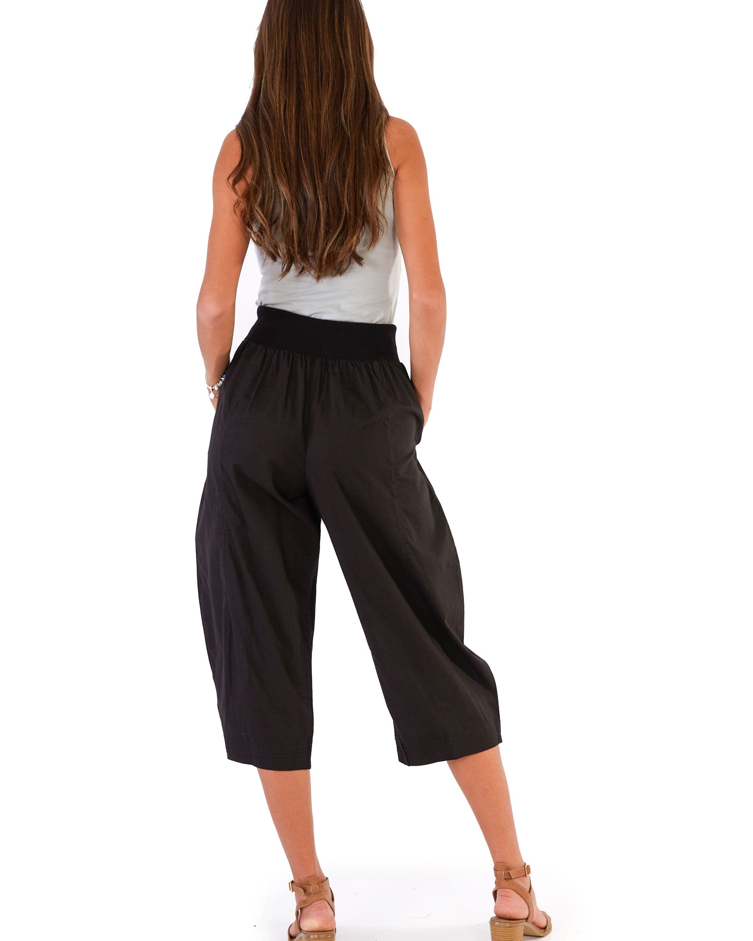 OM Designs Yoga Pants - Black Splash Swimwear Pants