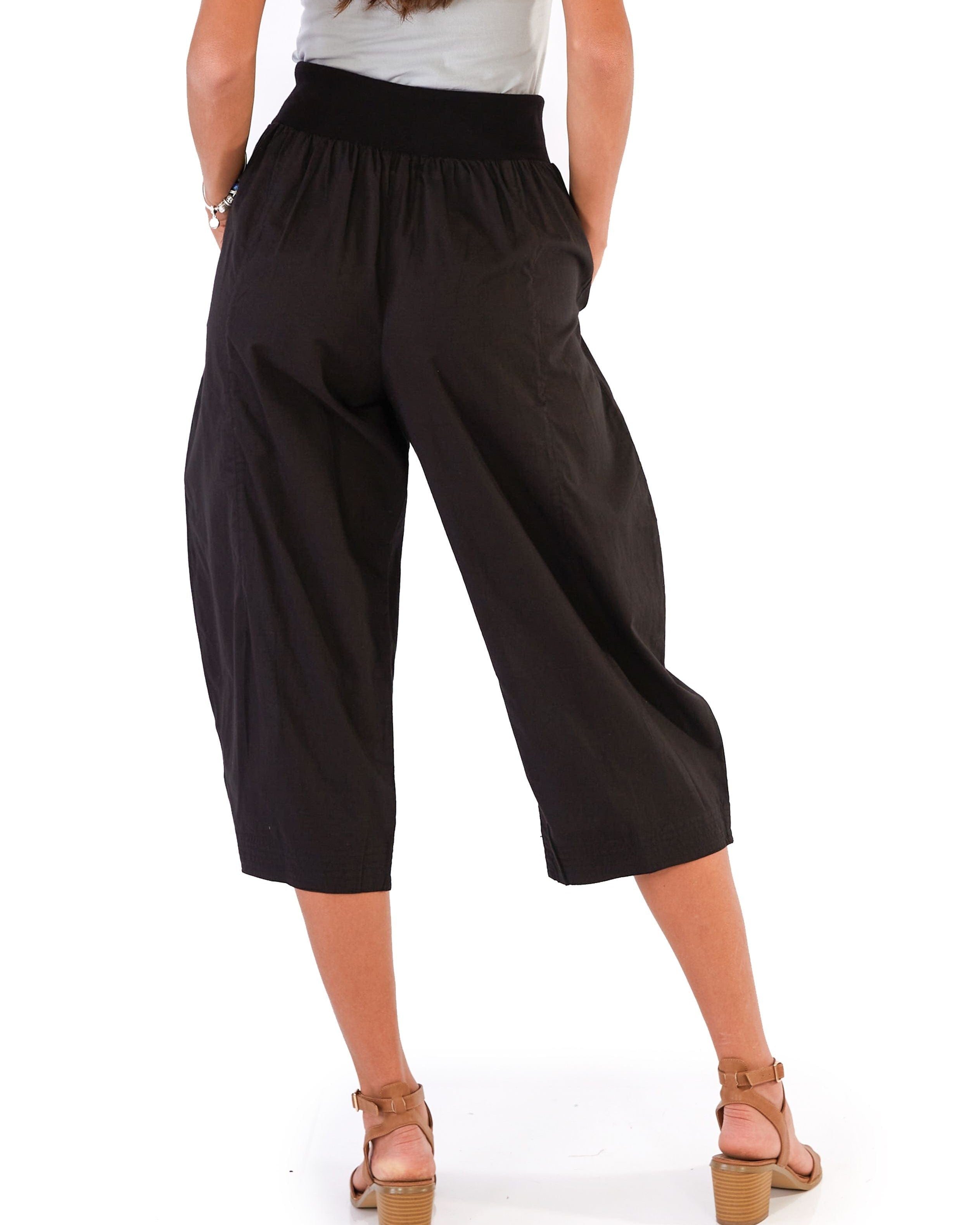 OM Designs Yoga Pants - Black Splash Swimwear Pants