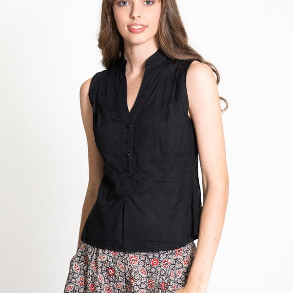 OM Designs Zoe Top Splash Swimwear Clothing Top Black / 8 104548