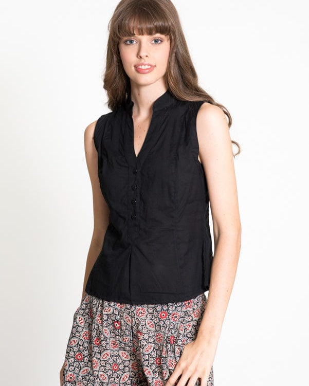 OM Designs Zoe Top Splash Swimwear Clothing Top Black / 8 104548