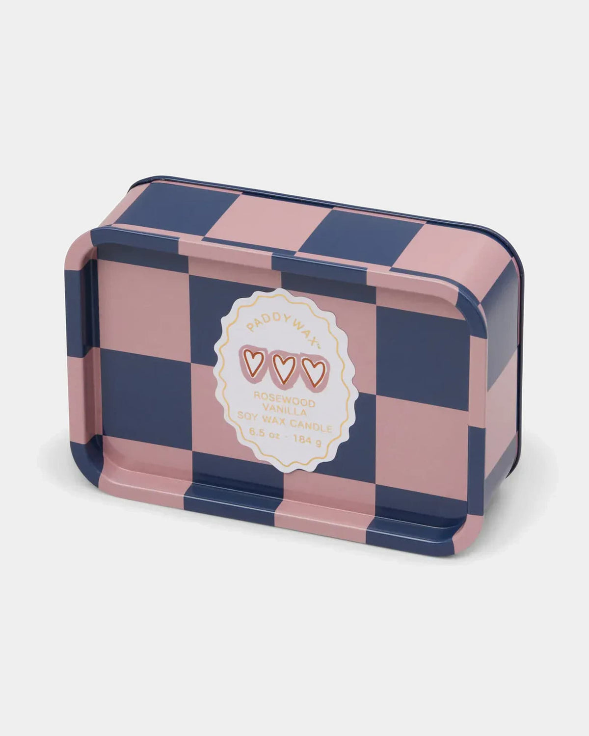 Paddywax Adopo 6.5 oz Printed Tin Hearts Candle - Rosewood & Vanilla 33434211027321 Adopo 6.5 oz Printed Tin Hearts Candle - Rosewood & Vanilla Splash Swimwear Accessories 840214823633
