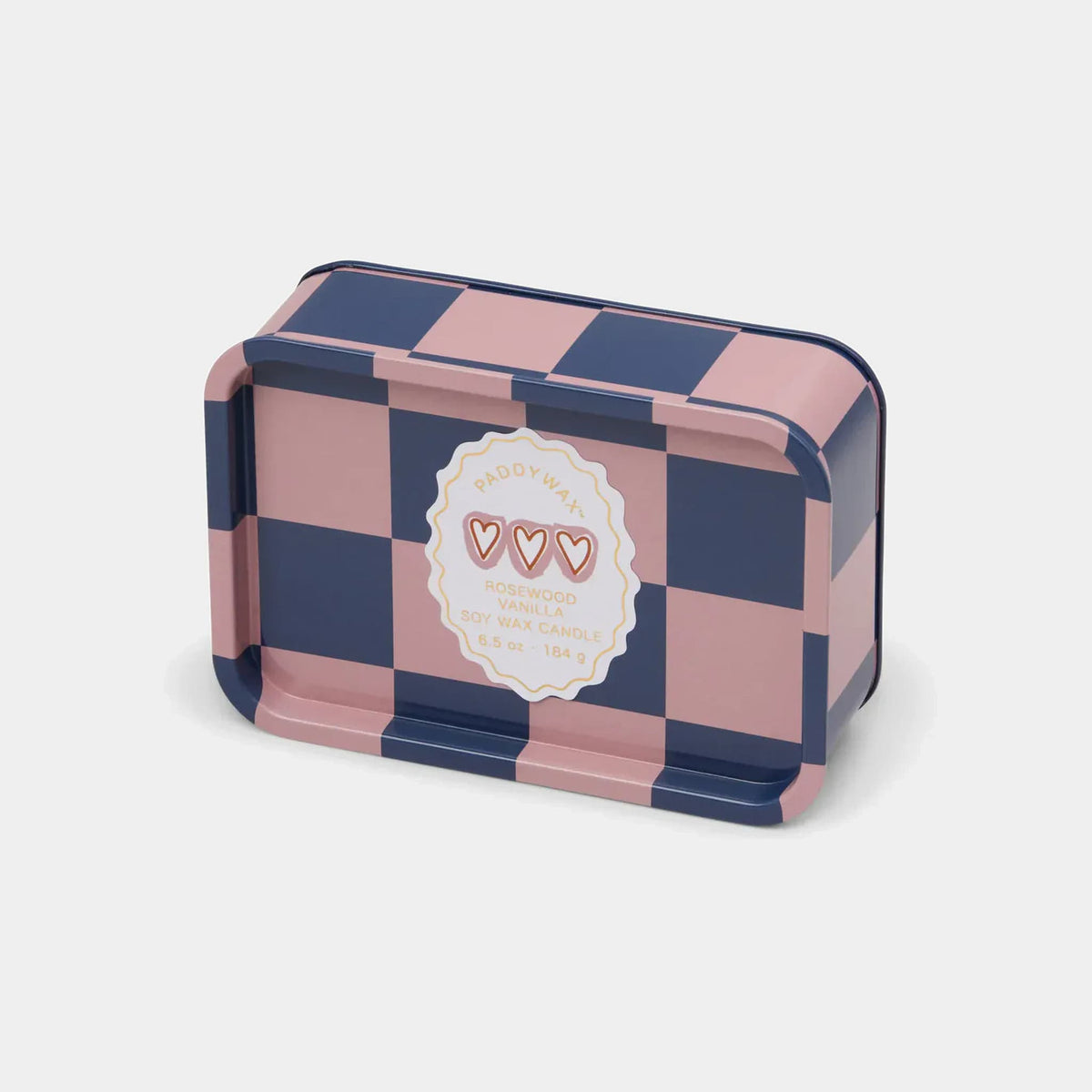 Paddywax Adopo 6.5 oz Printed Tin Hearts Candle - Rosewood & Vanilla 33434211027321 Adopo 6.5 oz Printed Tin Hearts Candle - Rosewood & Vanilla Splash Swimwear Accessories 840214823633
