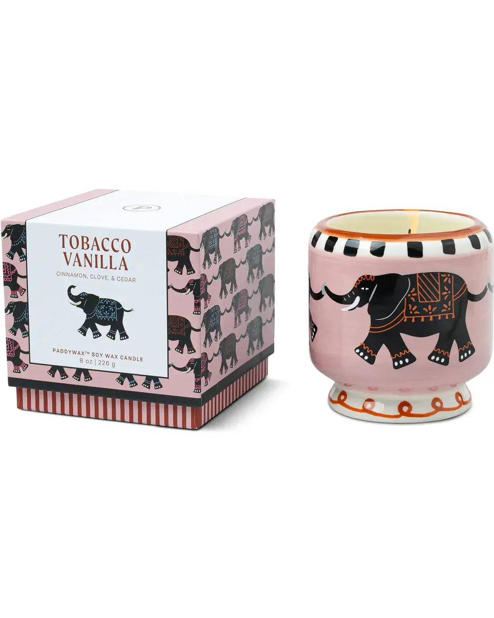 Paddywax Adopo Elephant Ceramic Candle 8oz - Tobacco & Vanilla Paddywax Adopo Eye Ceramic Candle 8oz - Incense & Smoke Splash Swimwear