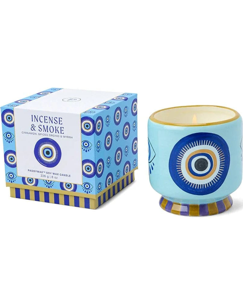 Paddywax Adopo Eye Ceramic Candle 8oz - Incense & Smoke AD0802EU Paddywax Adopo Eye Ceramic Candle 8oz - Incense & Smoke Splash Swimwear 840214814914