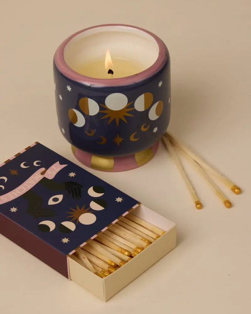 Paddywax Adopo Handpainted Moon Phases Ceramic Candle 8oz - Jasmine & Rose Paddywax Adopo Eye Ceramic Candle 8oz - Incense & Smoke Splash Swimwear