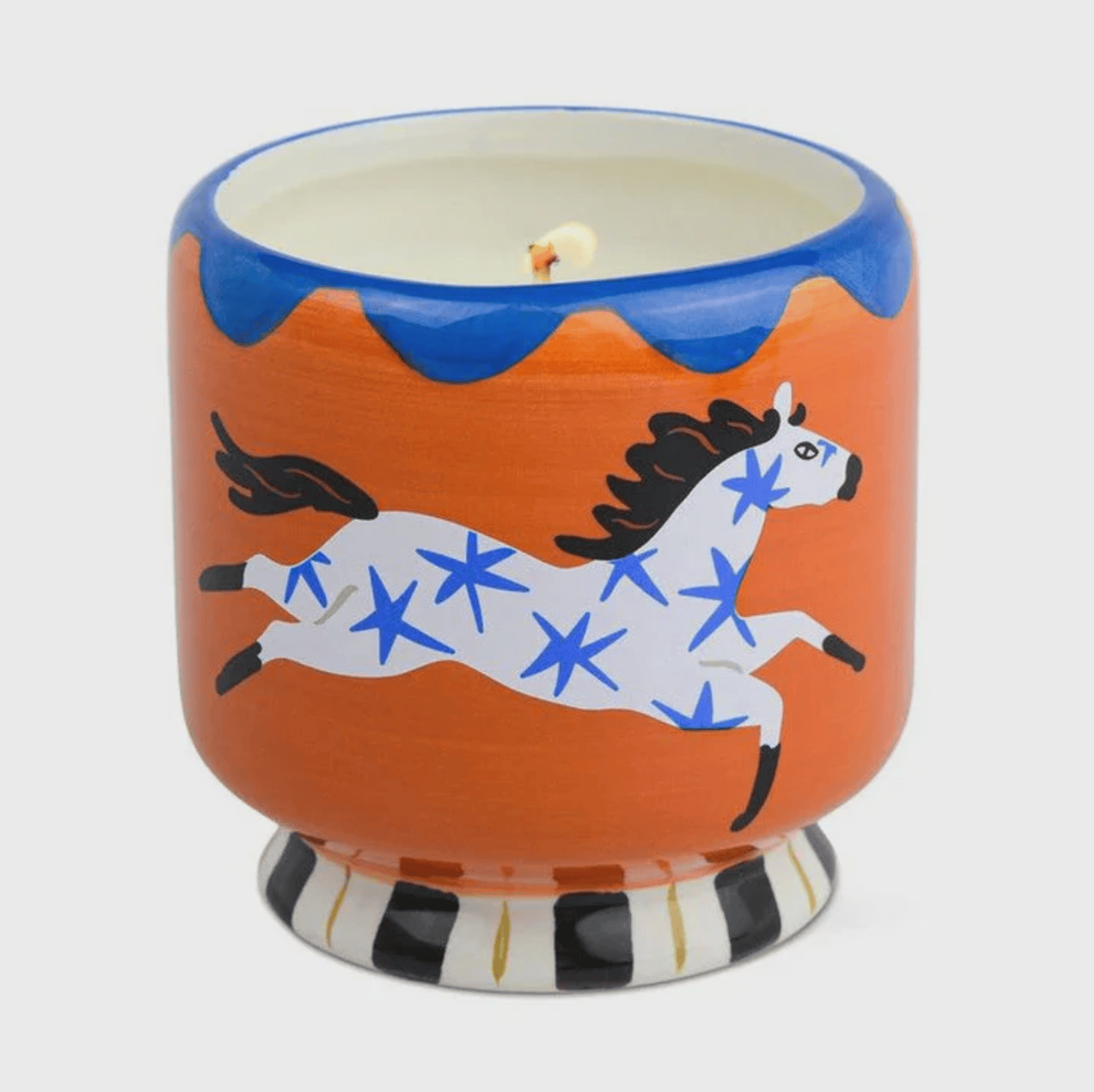 Paddywax Adopo Horse Ceramic Candle 8oz - Seinna Sunset Paddywax Adopo Eye Ceramic Candle 8oz - Incense & Smoke Splash Swimwear