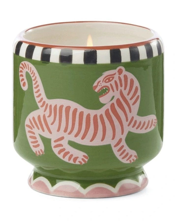 Paddywax Adopo Tiger Ceramic Candle 8oz - Black Cedar & Fig AD0806AU Adopo Tiger Ceramic Candle 8oz - Black Cedar & Fig Splash Swimwear 840214814952