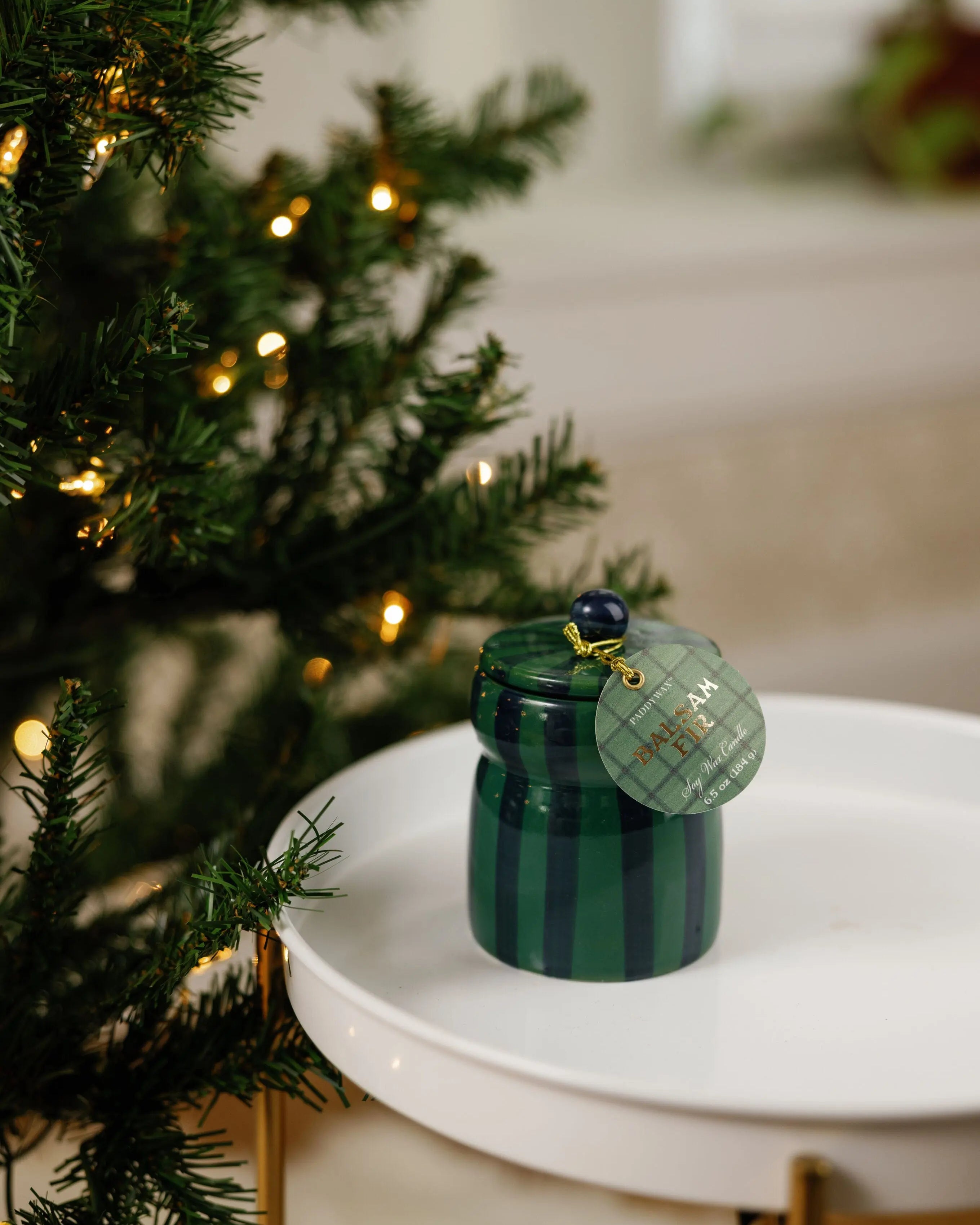 Paddywax Cabana 6.5 oz Candle - Balsam Fir Paddywax Adopo Eye Ceramic Candle 8oz - Incense & Smoke Splash Swimwear 840214823473