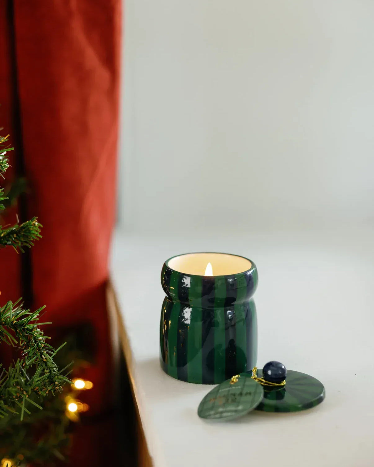 Paddywax Cabana 6.5 oz Candle - Balsam Fir Paddywax Adopo Eye Ceramic Candle 8oz - Incense & Smoke Splash Swimwear 840214823473