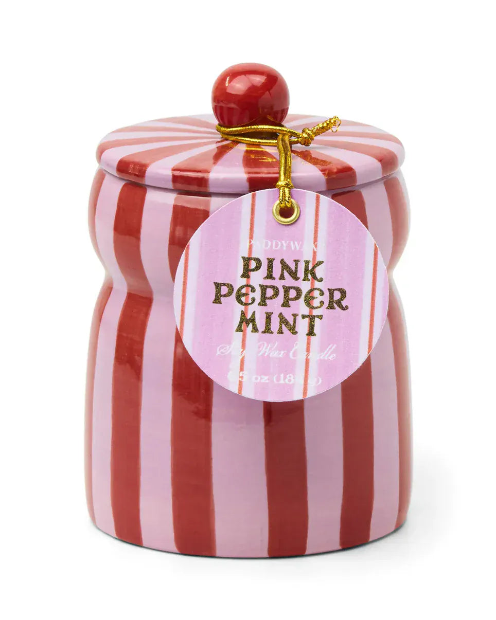 Paddywax Cabana 6.5 oz Candle - Pink Peppermint Paddywax Adopo Eye Ceramic Candle 8oz - Incense & Smoke Splash Swimwear