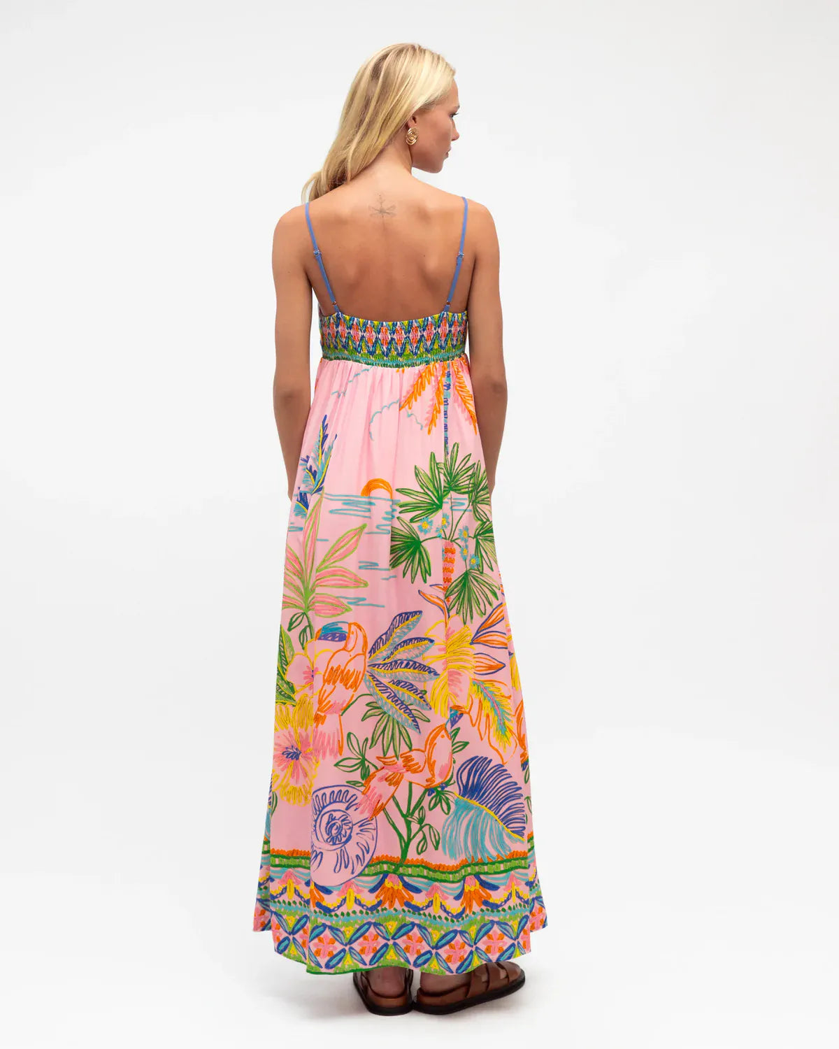 Paper Heart Paper Heart Toucan Paradise Maxi Dress - Toucan Paradise Paper Heart Toucan Paradise Maxi Dress - Toucan Paradise Splash Swimwear Dresses