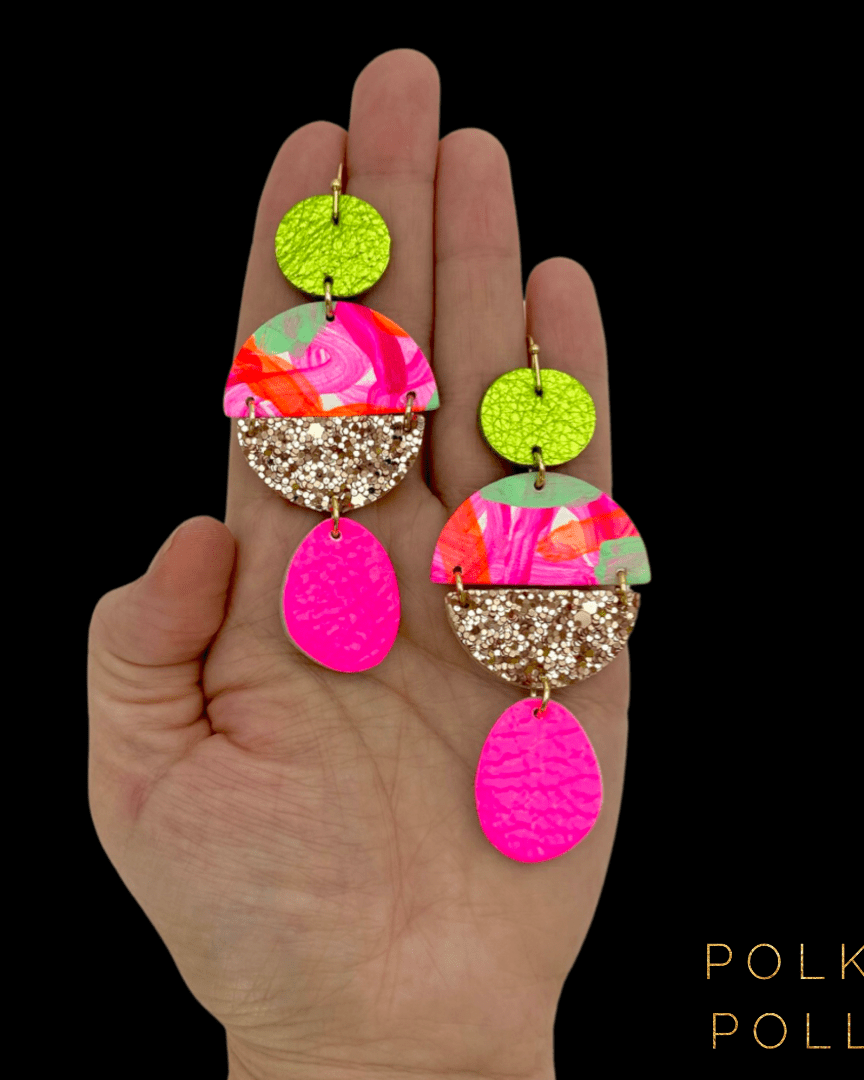 Polka Polly Polka Polly Divinity - Fluro Pink Mint Splash Swimwear 1000019032