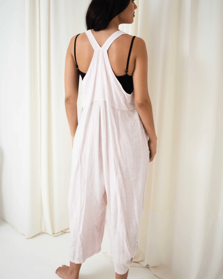 Portofino Portofino Jovie Baggy Linen Jumpsuit Portofino Jovie Baggy Linen Jumpsuit Splash Swimwear Playsuits & Jumpsuits