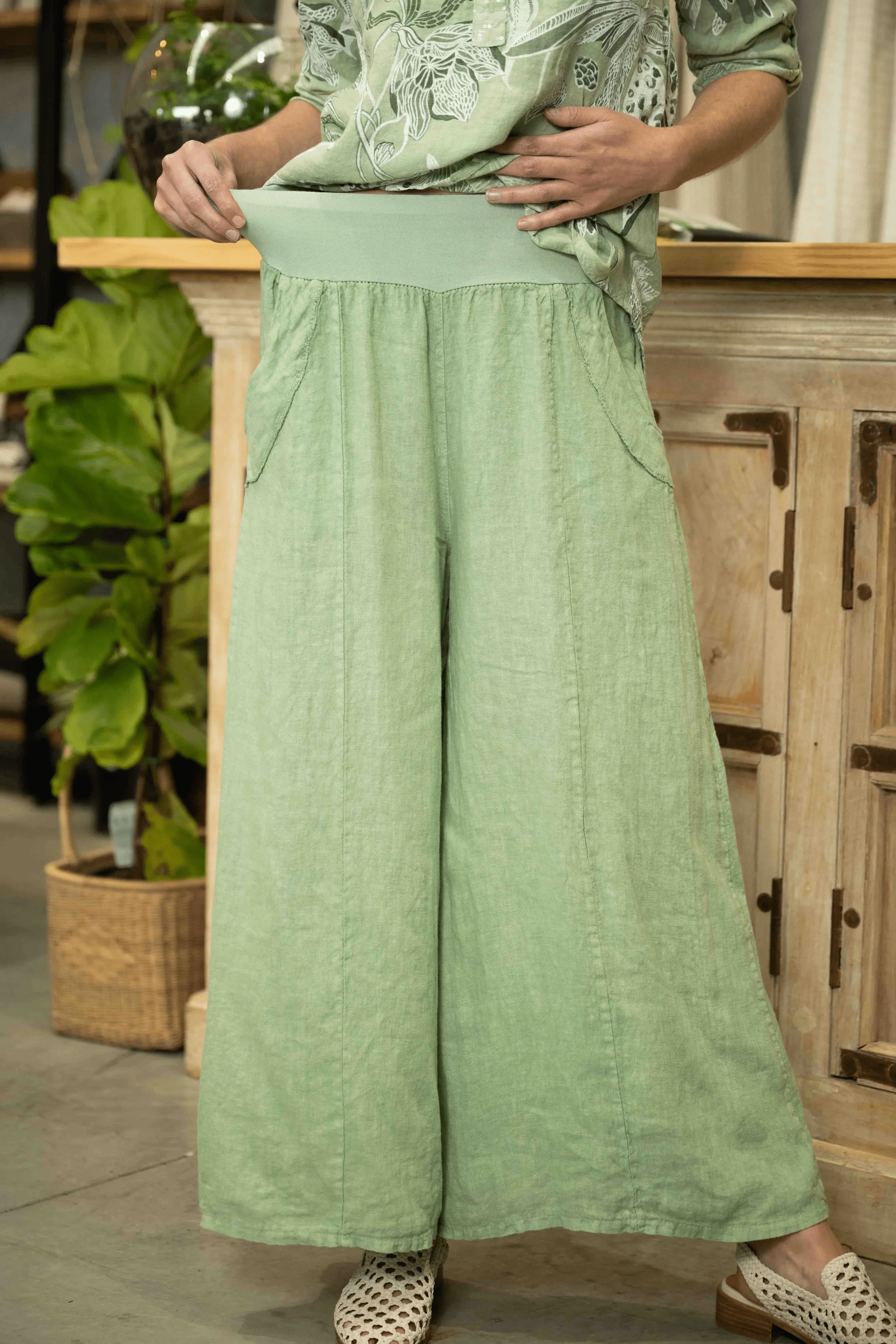 Portofino Portofino Zara Pant - Zen Portofino Zara Pant - Zen Splash Swimwear