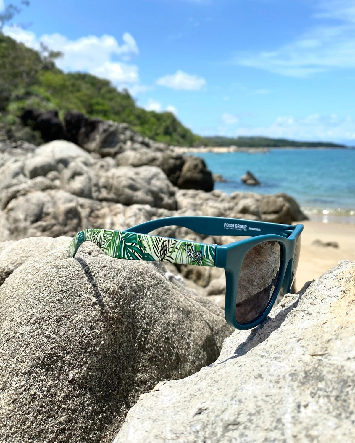 Possi the Label Ultra-Lite Sunglasses - Palm Leaves PSUN101 Splash Swimwear Sunglasses 794712263166