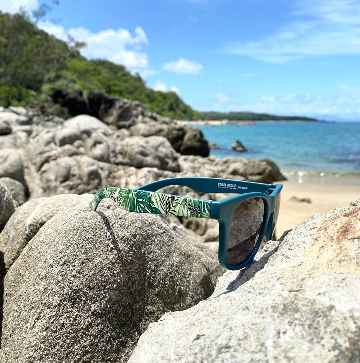 Possi the Label Ultra-Lite Sunglasses - Palm Leaves PSUN101 Splash Swimwear Sunglasses 794712263166