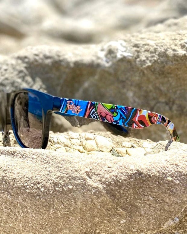 Possi the Label Ultra-Lite Sunglasses - Street Art #1 PSUN111 Splash Swimwear Sunglasses 794712263272