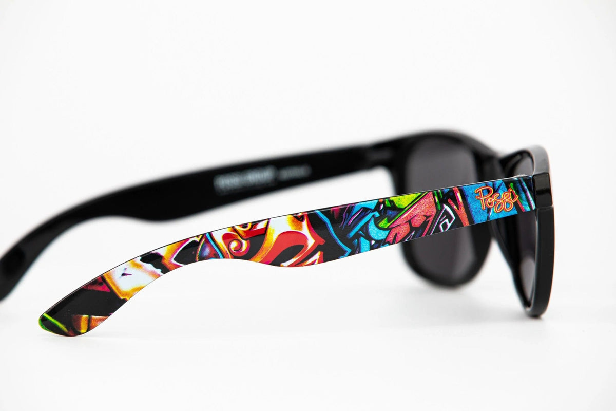 Possi the Label Ultra-Lite Sunglasses - Street Art #1 PSUN111 Splash Swimwear Sunglasses 794712263272